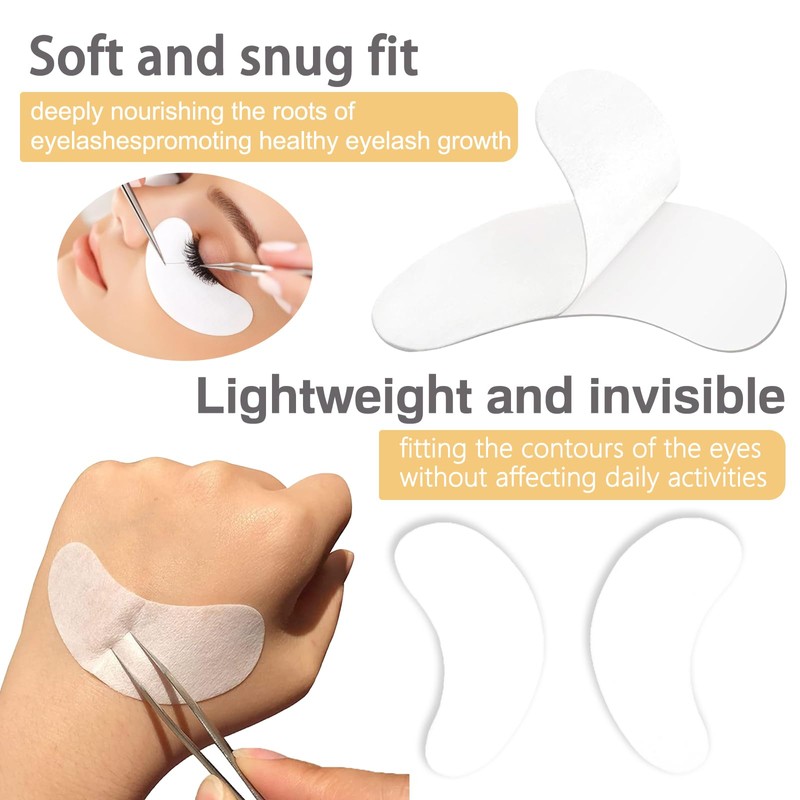100 Pairs of Eye Pads for Eyelash Extension Eyelash Pads,