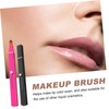 Ipetboom 2pcs Retractable Lip Makeup Brush Lipstick Applicator Brush Unique