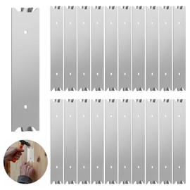 Nail Plates for Wood Studs, 1.5 x 6 Inch nail plates electrical, Sharp Pointed Prongs, Anti-Nail Protection Plate Shield, Protect Plumbing and Wiring(6 inch) (30 Pcs)