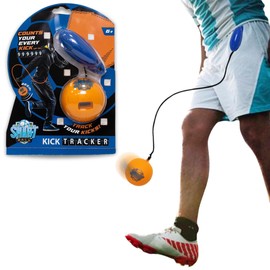 Smart Ball Kick Tracker Training Ball Set with Rope Built-in LED Display Accessories for Football, Indoor and Outdoor Giochi Preziosi