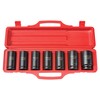 TEKTON 3/4 Inch Drive Deep 6-Point Impact Socket Set with