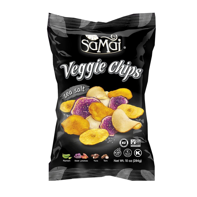 SAMAI Pacific Sea Salt Veggie Chips 10oz (Pack of 3)