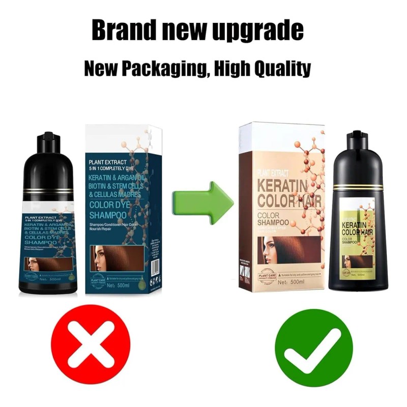 Color Dye Shampoo 6 En 1, Eterna Vida Color Dye