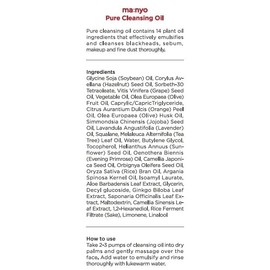 Manyo Pure Cleansing Oil Manyo Gentle Make up remover Pure skin 2 pk + Travel Size