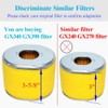 HOODELL 3 Pack Air Filter Fit for Honda GX390 13HP