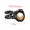 OHPHCALL High-Off-Road Mountain Bike Riser Stem 31.8mm Handlebar Short 35