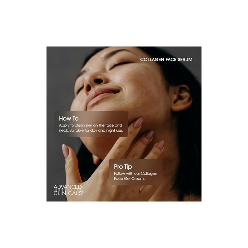 ADVANCED CLINICALS 2 PACK SET - SUERO FACIAL CON COLAGENO