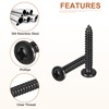 DTGN #7x1" Black Screws - 25Pack - 304 Stainless Steel