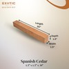 Exotic Wood Zone Spanish Cedar Turning Blank, Kiln Dried Hardwood