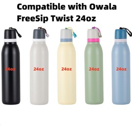 Metal Replacement Straw for Owala, Reusable Drinking Straw (For Owala FreeSip Twist 24 Ounces)