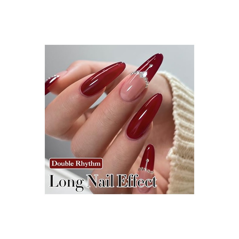 Double Rhythm Translucent Gel Polish Sheer Neutral Natural Light Milky