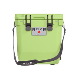 CoolR 25 Quart Hard Sided Cooler – Portable Insulated Cooler Box with Shoulder Strap for Camping, Outdoor, Travel, and Beach (Matcha)