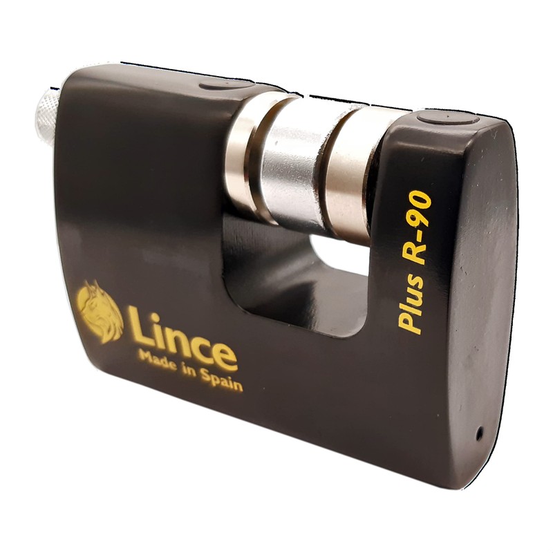 Lince 9PLUSR90 High Security 90mm Key Padlock PLUSR90 monoblock. Lock,