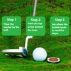 Fraser Fitness Golf Green Reader Level Ball Marker with High