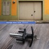 OTOTEC T Black Garage Door Lock 75mm Shaft 35mm Fixing