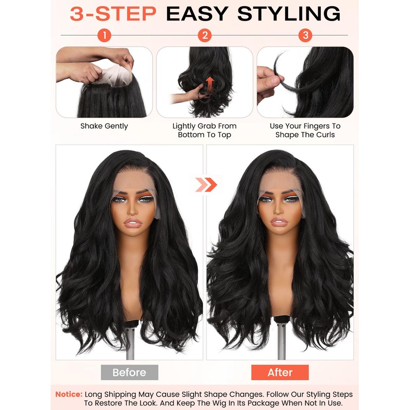 Lady Miranda Yaki Curly Layered 13 * 6 Lace Front