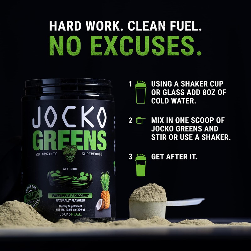 Jocko Fuel Jocko Fuel Daily Greens Powder - Premium Organic