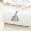 AXELUNA Celtic Knot Pendant Necklace for Women Men S925 Sterling