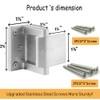 Hotel Security Door Lock with Stainless Steel Screws,Privacy Door Latch