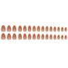 24Pcs Fall Tip Press on Nails Short Almond - ZWENJIE