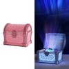 Magical Treasure Chest Night Light with Northern Lights Projector, USB