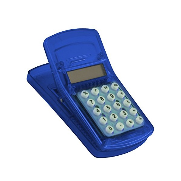 Blue Calculator Clip
