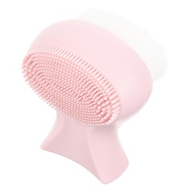 WOONEKY Face Scrubber Facial Cleaning Brush Double Sided Exfoliator Soft Tool for Deep Cleansing Compact Portable Design for Healthy Skin Care for Daily Use