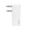 Bluetooth®-Audio-Transmitter für Flugzeuge und universal, 10h, m. AUX, Weiß