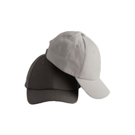 NEXT Pack of 2 baseball caps made of 100% cotton, Grey/charcoal