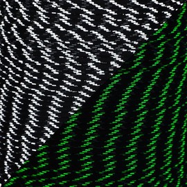 Paracord Planet Reflective Paracord Made of 100% Nylon with 7 Inner-Core Strands Available in 10, 25, 50, 100 Foot Lengths That is Made in The USA (Reflective and Glow in The Dark Black, 25 Feet)