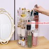 SuoXing 360 Rotating Makeup Organizer for Vanity,DIY Adjustable Height Cosmetic