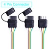 Kinstecks 2 Way Flat Y-Splitter 4 Pin Flat Separator Extension