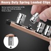 WORKPRO Magnetic Socket Organizer, 1/4-Inch Drive Aluminum Alloy Socket Rail,