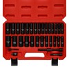 CASOMAN 3/8-Inch Deep Impact Socket Set, Metric & SAE, 31Piece