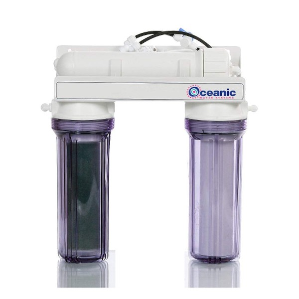 OCEANIC Aquarium Reef Reverse Osmosis Pure RO/DI Water Filtration System | 75 GPD | 3 Stage