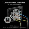 BG Electrical Unswitched Fused Connection Unit with LED Power Indicator