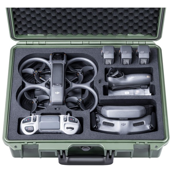 Lykus Titan AT200 Waterproof Hard Case for DJI Avata 2,Goggles