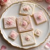 ZADE Square Cookie Cutter Set, 7pcs Different Size Square Biscuit