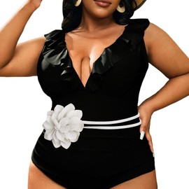 Formery Elegant Bridal Waistband Belt with Floral White PU Leather Layered Wedding Waist Belly Chains for Women Party Club Accessories