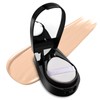 GEUUFEA Full Coverage Liquid Foundation, Long-Lasting & Buildable Foundation Cushion