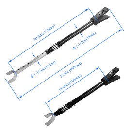 COMVERIX Adjustable Transom Saver for Outboard Motor (150HP) – Rust-Resistant, Shock-Absorbing Boat Trailer Support – Hot-Dip Galvanized & Powder-Coated for Maximum Durability