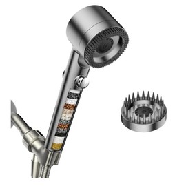 Filtered Shower Head with Handheld High Pressure Showerhead with ON/OFF Switch Multiple Spray Modes Shower Head with Filter