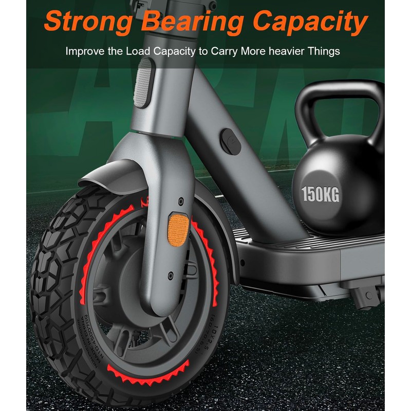 BANGTING 2PCS 60/70-6.5 Scooter Tire Tubeless - 10x2.50 Front or