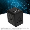 8A Universal Travel Adapter 2 USB C 4 USB A