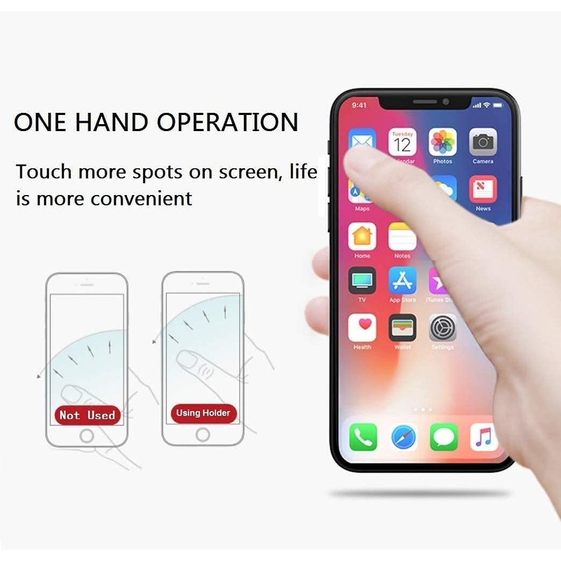 HANAIETTE Nuu B40 5G Case and Screen Protector, [Magnetic Car