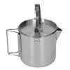 1.2L Stainless Steel Camping Kettle Portable Teapot Coffee Pot Outdoor