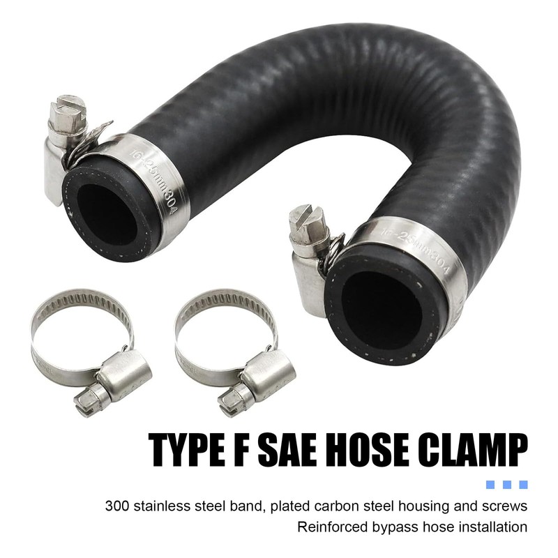 MLY 1 PC Heater Core Bypass Hose Coolant Crossover Kit,