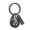 Cremation Jewelry Teardrop Urn Keychain for Ashes Tree of Life