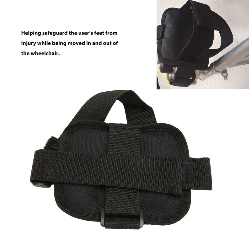 Wheelchair Shoe Holder Strap Safety Restraint Shoes Fixed Protection Strap