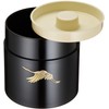 Nakatani Bros 33-4818 Yamanaka Lacquer Tea Bottle Ombre Akei Crane